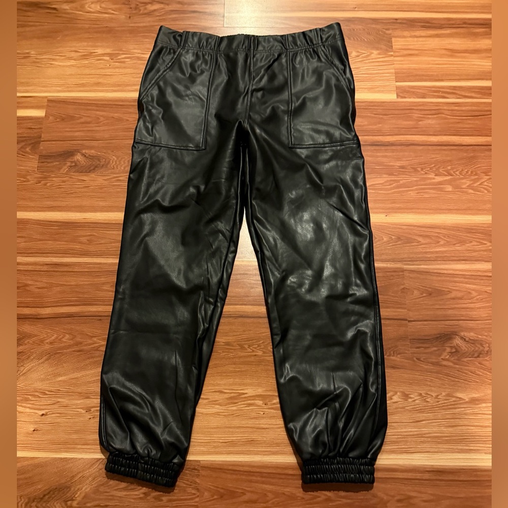 Mono B Sleek Black Joggers
